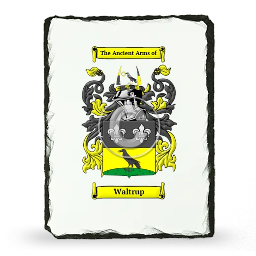 Waltrup Coat of Arms Slate