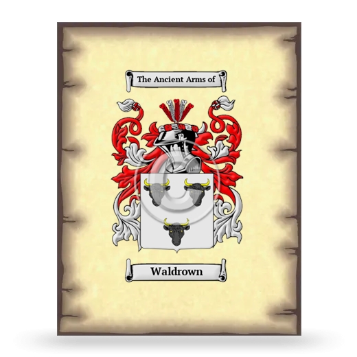 Waldrown Coat of Arms Print