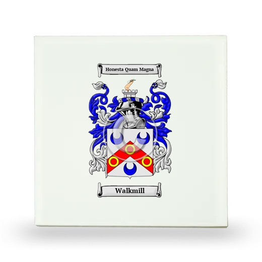 Walkmill Small Ceramic Tile with Coat of Arms