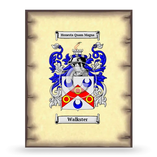 Walkster Coat of Arms Print