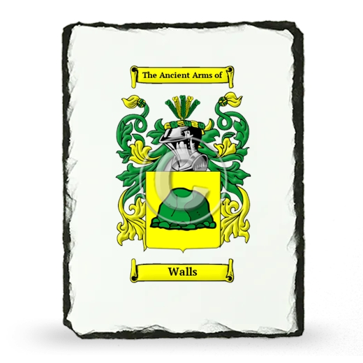 Walls Coat of Arms Slate