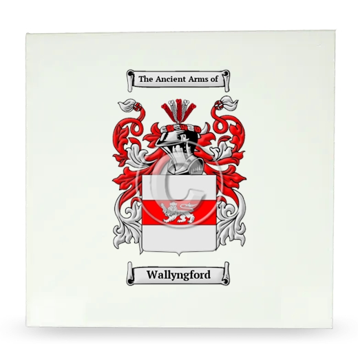 Wallyngford Large Ceramic Tile with Coat of Arms