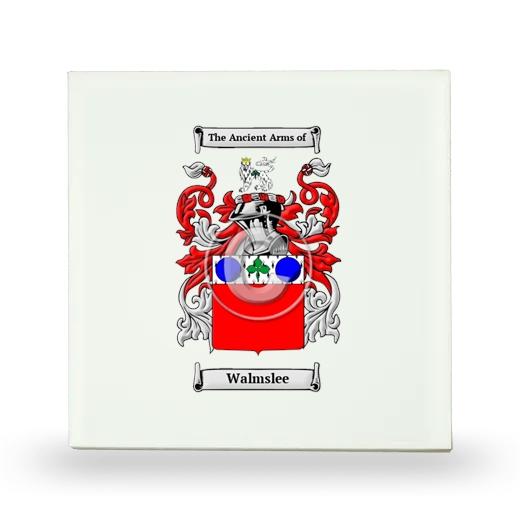 Walmslee Small Ceramic Tile with Coat of Arms