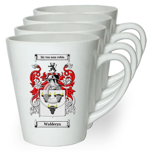 Walderyn Set of 4 Latte Mugs