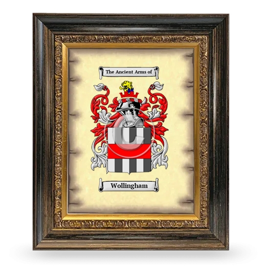 Wollingham Coat of Arms Framed - Heirloom