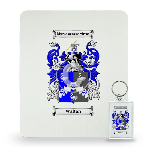 Waltan Mouse Pad and Keychain Combo Package