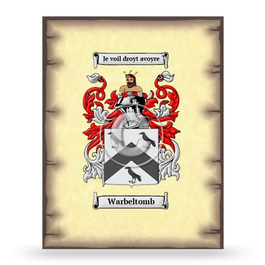 Warbeltomb Coat of Arms Print