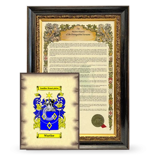 Wartloe Framed History and Coat of Arms Print - Heirloom