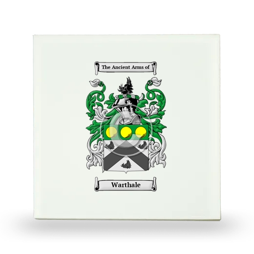 Warthale Small Ceramic Tile with Coat of Arms