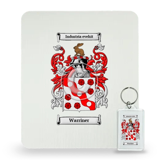 Warriner Mouse Pad and Keychain Combo Package