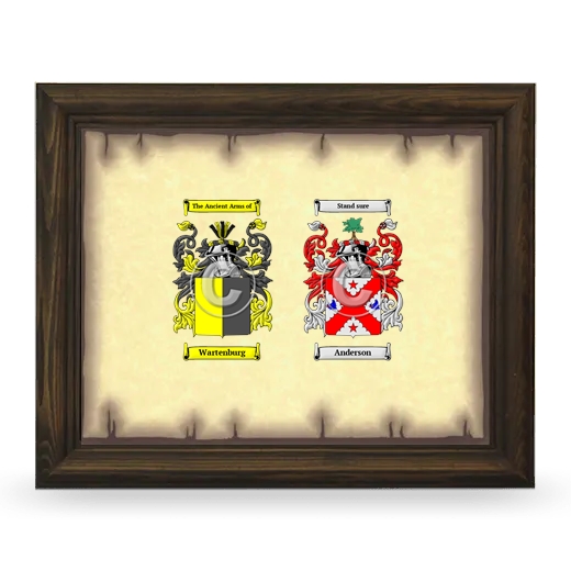 Anniversary Framed - Brown