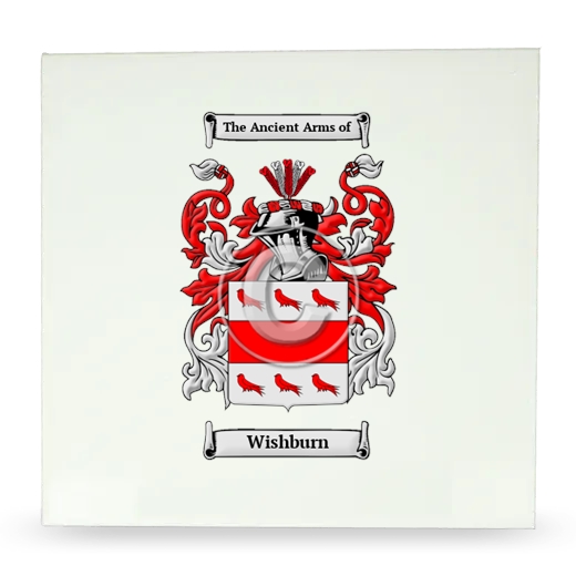 Wishburn Large Ceramic Tile with Coat of Arms