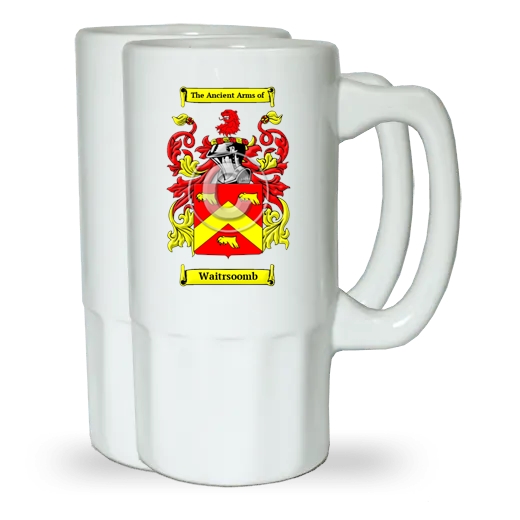 Waitrsoomb Pair of Beer Steins