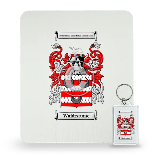 Waidrstume Mouse Pad and Keychain Combo Package