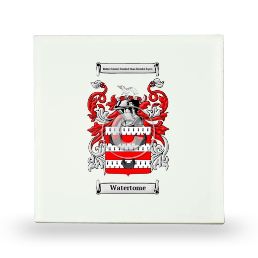 Watertome Small Ceramic Tile with Coat of Arms