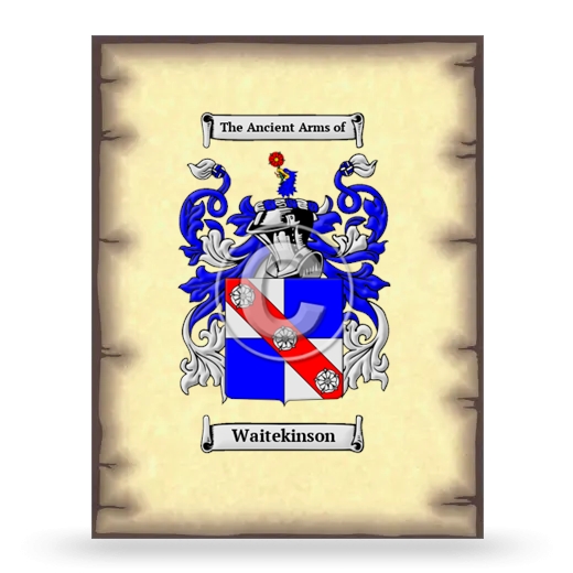 Waitekinson Coat of Arms Print