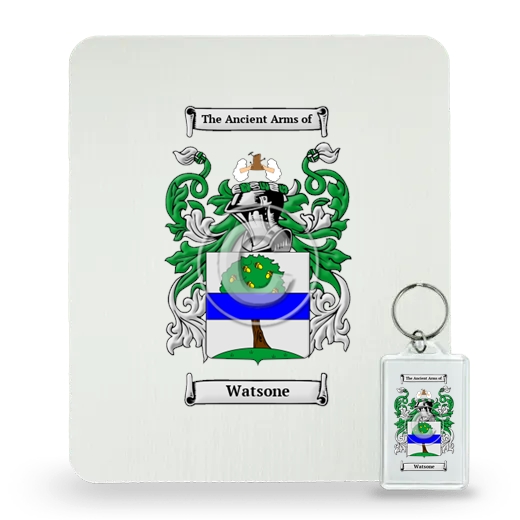 Watsone Mouse Pad and Keychain Combo Package