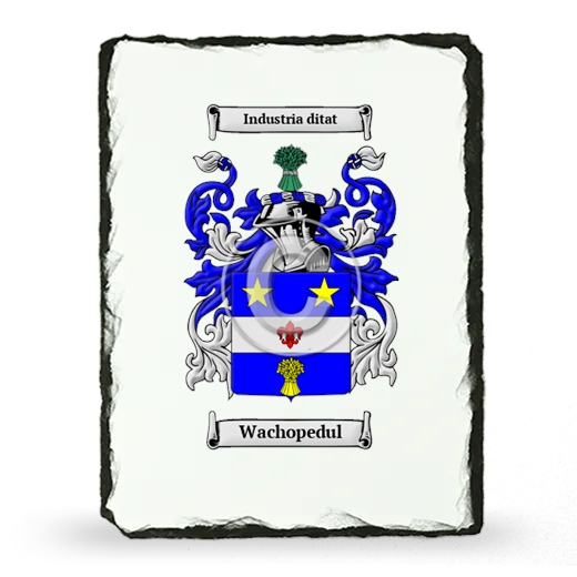 Wachopedul Coat of Arms Slate