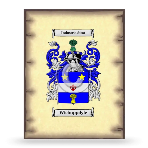 Wichuppdyle Coat of Arms Print