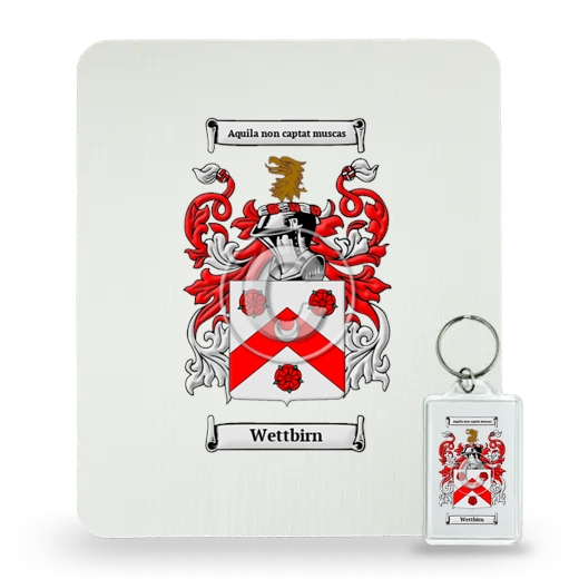 Wettbirn Mouse Pad and Keychain Combo Package