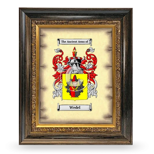 Wedel Coat of Arms Framed - Heirloom