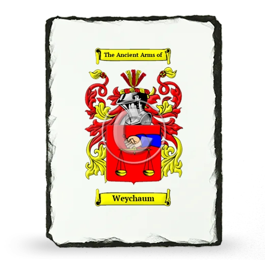 Weychaum Coat of Arms Slate