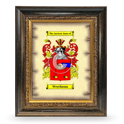 Weychaum Coat of Arms Framed - Heirloom