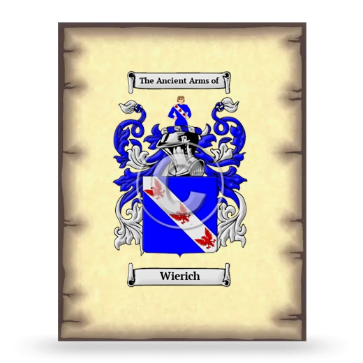 Wierich Coat of Arms Print