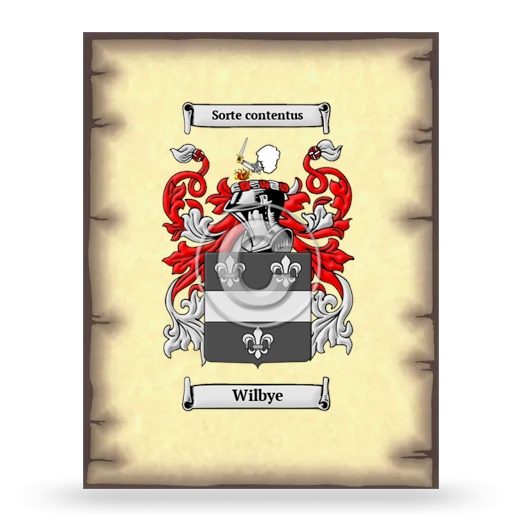 Wilbye Coat of Arms Print