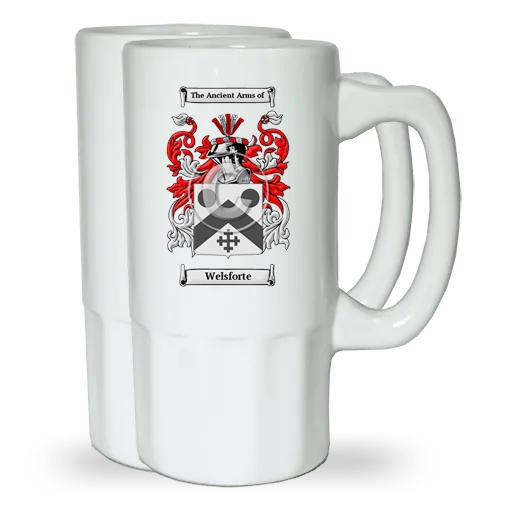 Welsforte Pair of Beer Steins