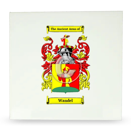 Wandel Large Ceramic Tile with Coat of Arms