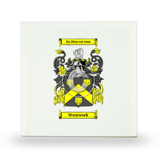 Wentwork Small Ceramic Tile with Coat of Arms