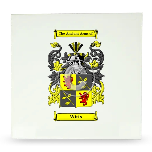 Wirts Large Ceramic Tile with Coat of Arms