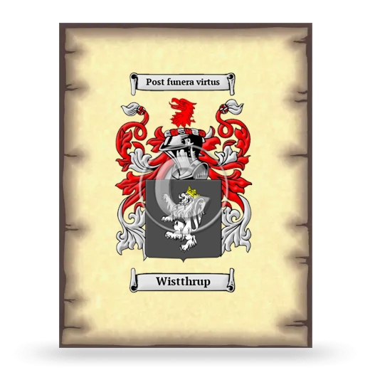 Wistthrup Coat of Arms Print