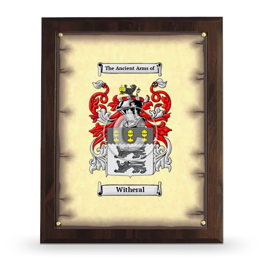 Witheral Coat of Arms Plaque