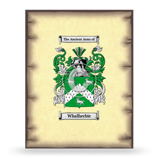 Whalherbie Coat of Arms Print