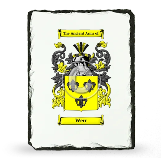 Werr Coat of Arms Slate