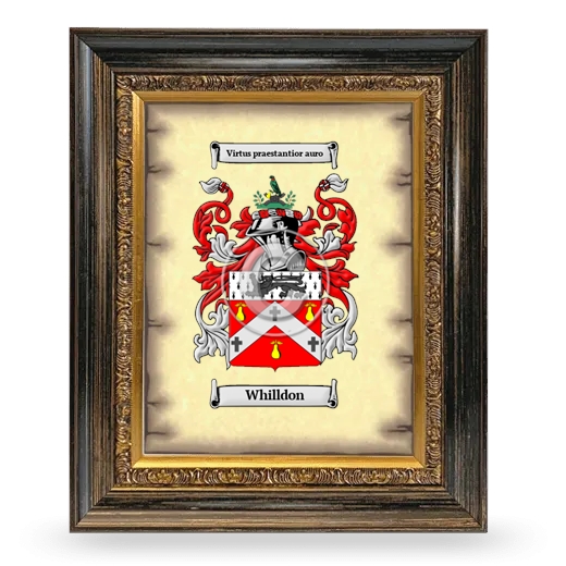 Whilldon Coat of Arms Framed - Heirloom