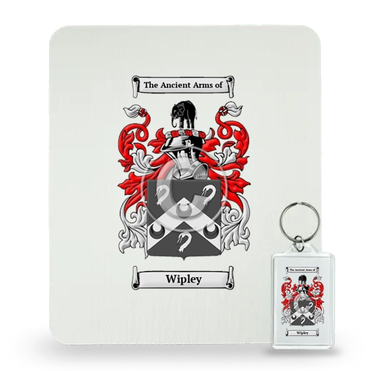 Wipley Mouse Pad and Keychain Combo Package