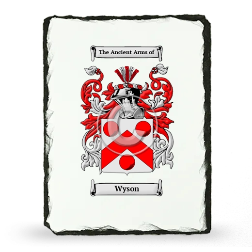 Wyson Coat of Arms Slate