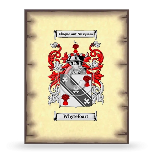 Whytefoart Coat of Arms Print