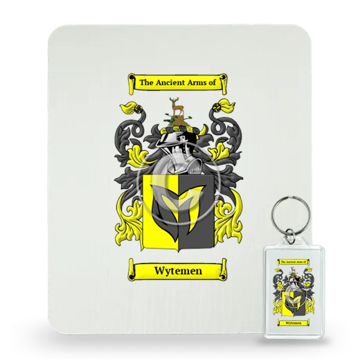 Wytemen Mouse Pad and Keychain Combo Package