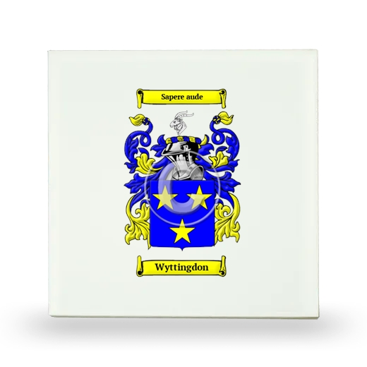 Wyttingdon Small Ceramic Tile with Coat of Arms
