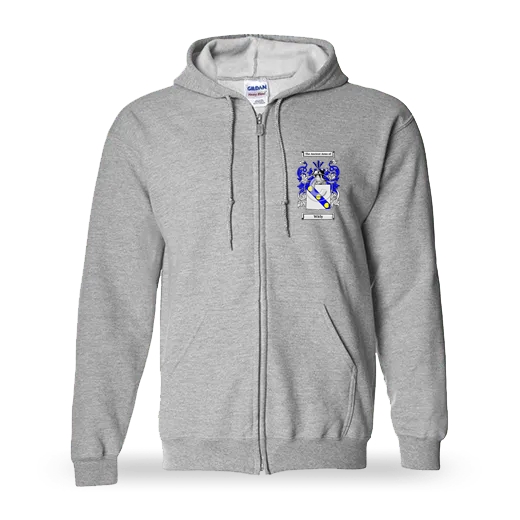 Witly Unisex Coat of Arms Zip Sweatshirt