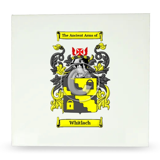 Whitlach Large Ceramic Tile with Coat of Arms