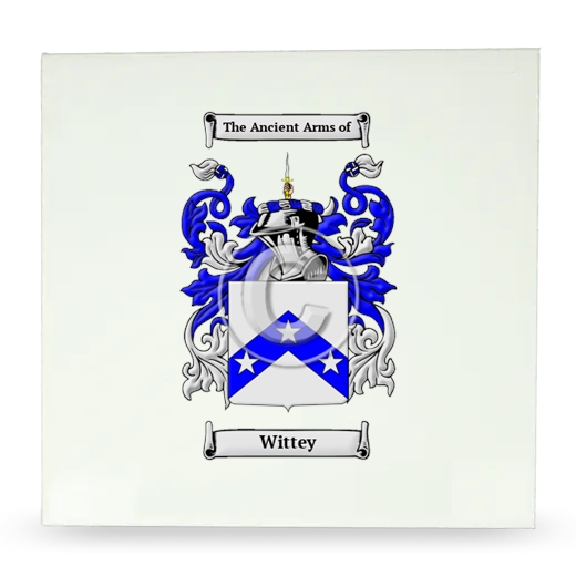 Wittey Large Ceramic Tile with Coat of Arms
