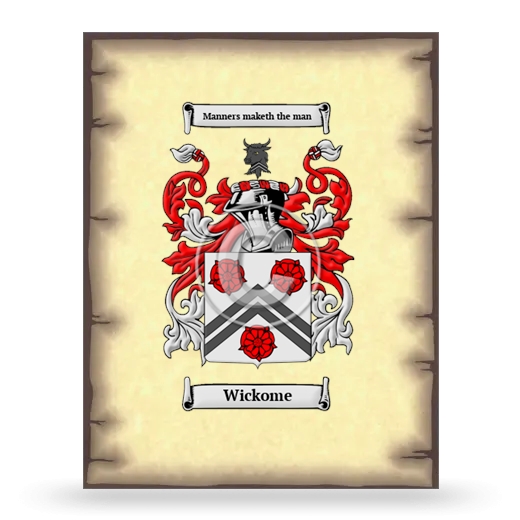 Wickome Coat of Arms Print