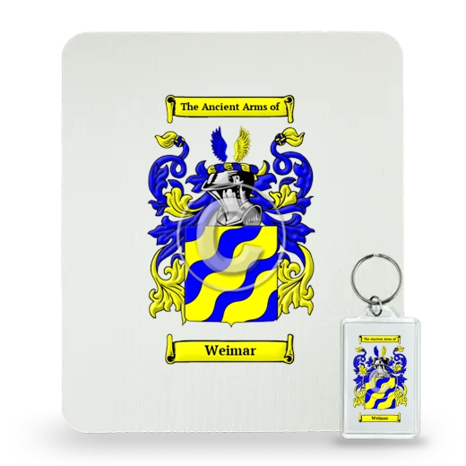 Weimar Mouse Pad and Keychain Combo Package