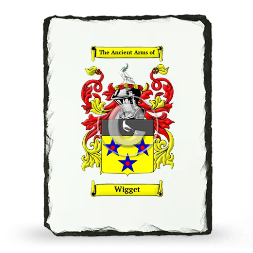 Wigget Coat of Arms Slate