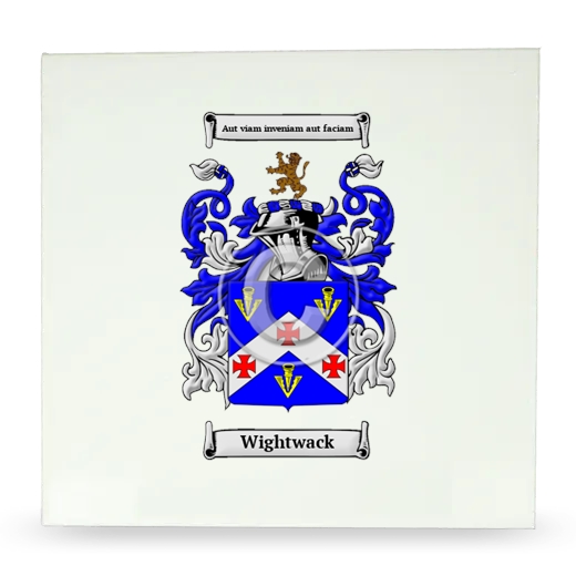 Wightwack Large Ceramic Tile with Coat of Arms